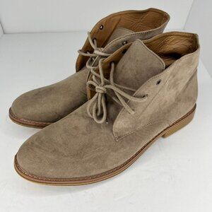 Old Navy Mens Brown Desert Lace Up Suede Ankle Bootie Size 12 Chukka Boots